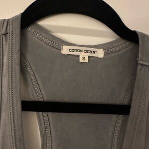 EUC Cotton Citizen Gray Racerback Midi Dress, Size SMALL